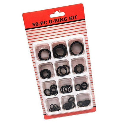 Rubber O-Ring Assortment Kit 50PC- Pack O-Rings Set Automotive Plumbing Seals V528-SM00493-50PCS-684593