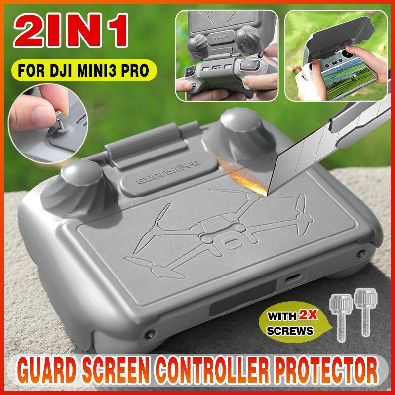 2 in 1 Screen Protector Sun Hood Cover for DJI RC Mini 3 Pro Mavic Air 2S V528-SM00537-DJI-RC204275