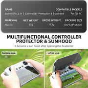 2 in 1 Screen Protector Sun Hood Cover for DJI RC Mini 3 Pro Mavic Air 2S V528-SM00537-DJI-RC204275