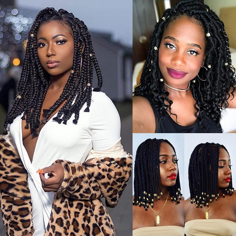 40PCS Gold Dreadlock Hair Braid Cuff Clips Adjustable Beads for Braids and Styling V528-SM00539-GOLD-40PCS-339057