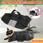Cat Grooming Restraint Bag Pet Bath Wash Bags Nail Trimming Anti Scratch V528-SM00557-BLACK-518562