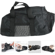 Cat Grooming Restraint Bag Pet Bath Wash Bags Nail Trimming Anti Scratch V528-SM00557-BLACK-518562