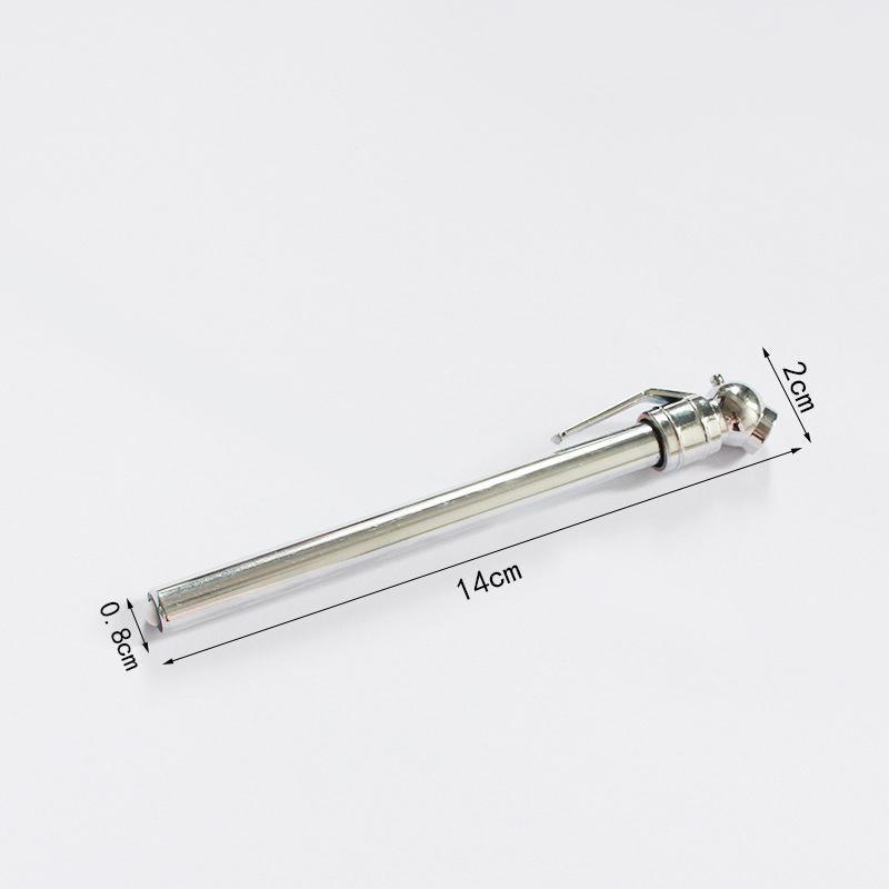 14cm Stainless Steel Pencil Tyre Pressure Gauge 5-50 PSI Manual Tester V528-SM00558-SILVER-695988