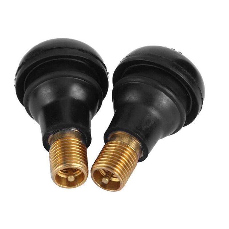 10x TR412 Car Auto Snap In Tyre Valve Rubber Tubeless Short Valve Stems V528-SM00573-10PCS-TR412