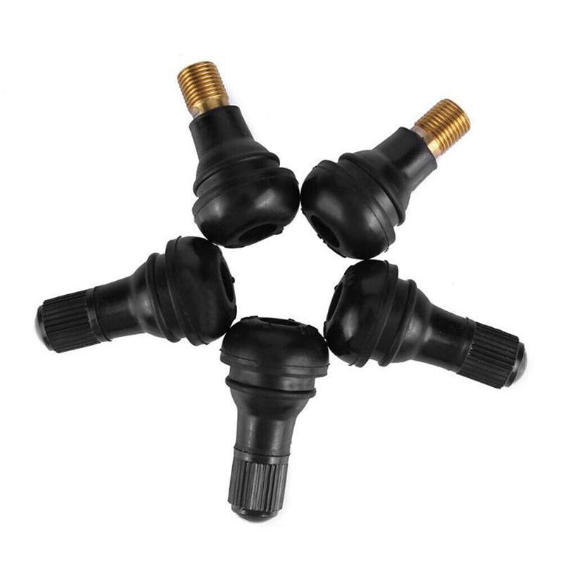 10x TR412 Car Auto Snap In Tyre Valve Rubber Tubeless Short Valve Stems V528-SM00573-10PCS-TR412