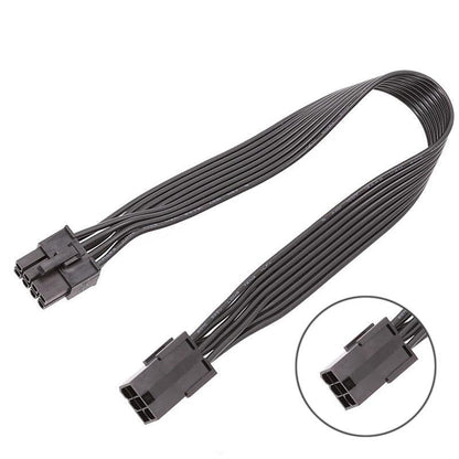 8 PIN Male to 6 PIN Female PCIE Extension Cable Converter for GPU Video Card V528-SM00580-6PINTO8PIN-755181