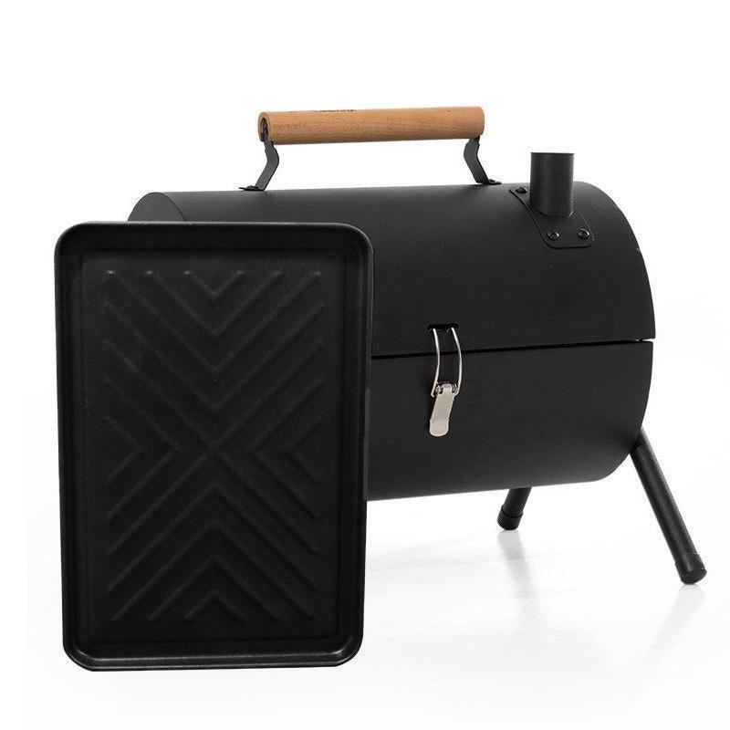 Grillz Charcoal BBQ Portable Grill Camping Barbecue Outdoor Cooking Smoker - White V528-SM00596-WHITE-373861