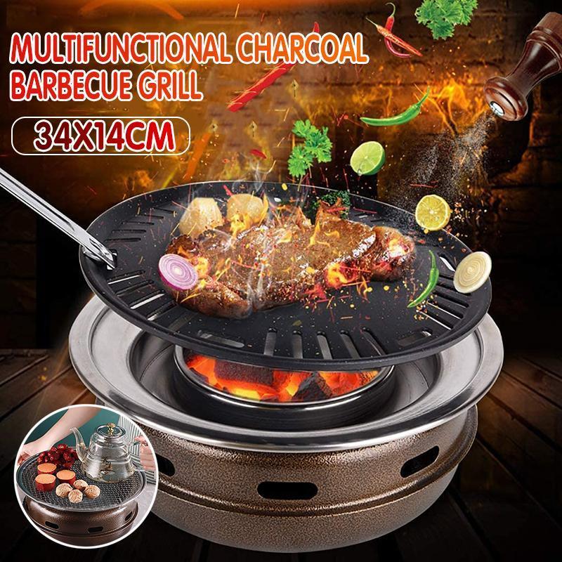 Multifunctional Charcoal Barbecue Grill Household Korean BBQ Grill Port V528-SM00608-BIG-513668