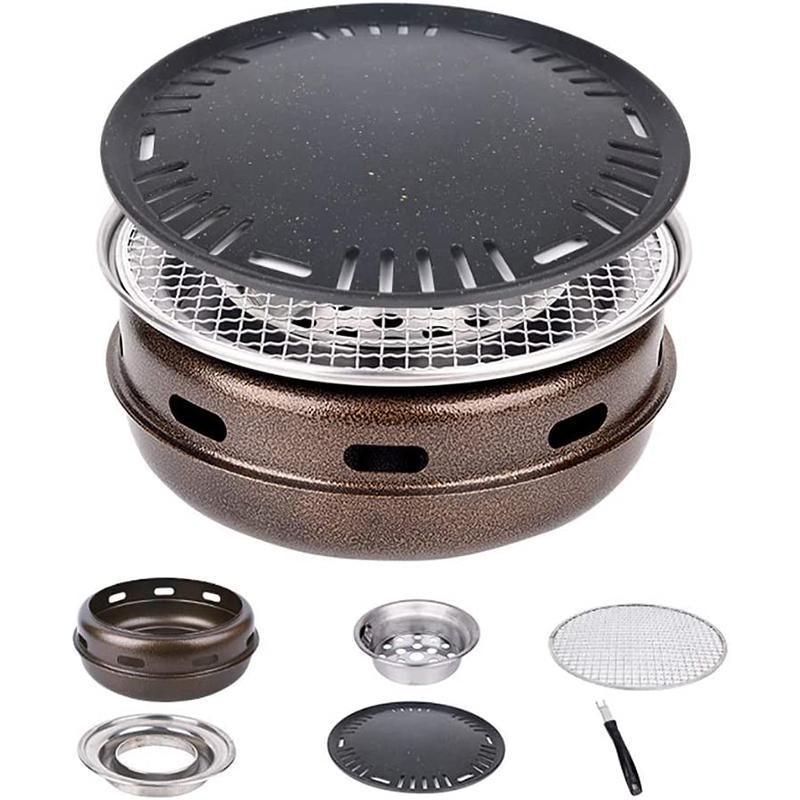 Multifunctional Charcoal Barbecue Grill Household Korean BBQ Grill Port V528-SM00608-BIG-513668