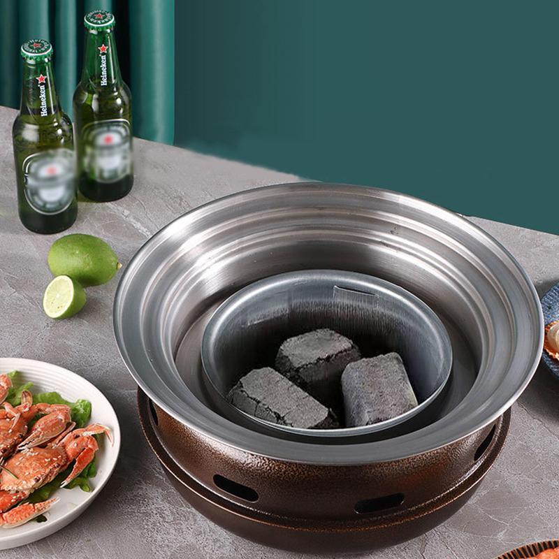 Multifunctional Charcoal Barbecue Grill Household Korean BBQ Grill Port V528-SM00608-BIG-513668