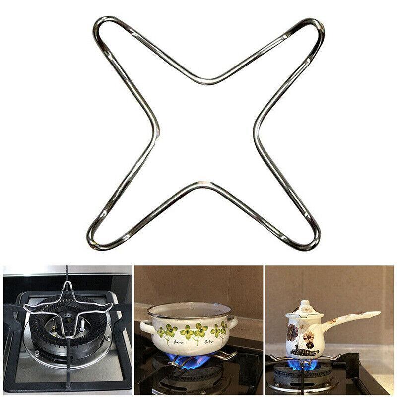 Stove Top Gas Cooker Trivet Ring Reducer Metal Plate Coffee Pot Stand For Moka - 1PC V528-SMALLMILKRACK-84745