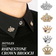 Small Crown Brooch Accessory Fashion Corsage Pin Jewelry Women Men Gift - 3# Gold V528-SN-210GOLD-980243