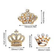 Small Crown Brooch Accessory Fashion Corsage Pin Jewelry Women Men Gift - 3# Gold V528-SN-210GOLD-980243