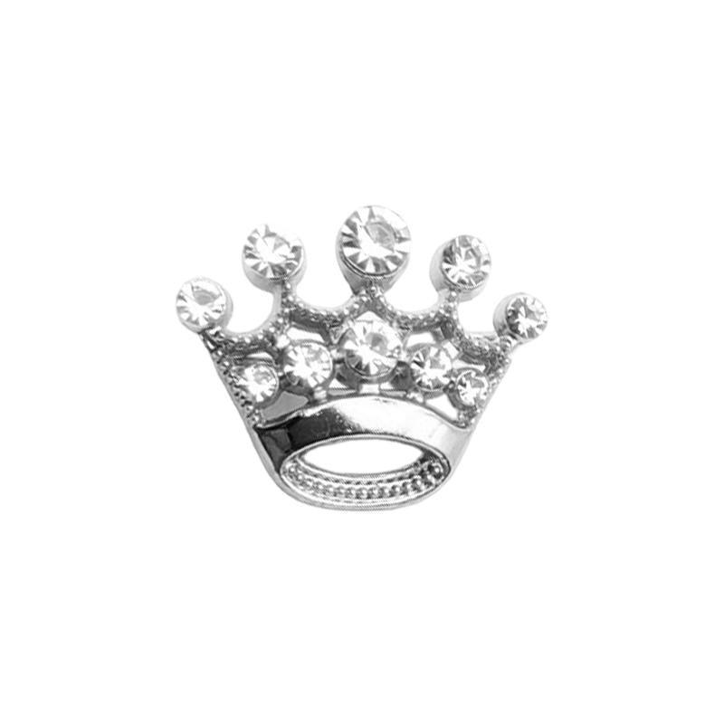 Small Crown Brooch Accessory Fashion Corsage Pin Jewelry Women Men Gift - 3# Gold V528-SN-210GOLD-980243