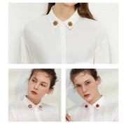 Imitation Pearl Brooch Elegant Jewelry Fashion Accessory Women Ladies Gift - Sliver V528-SN120-SLIVER-178178
