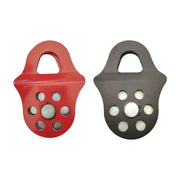 Off Road Recovery Winch Pulley Snatch Block Tackle Tow Hook Accessory Heavy Duty - Red V528-SNATCH-BLOCK-RED-596323