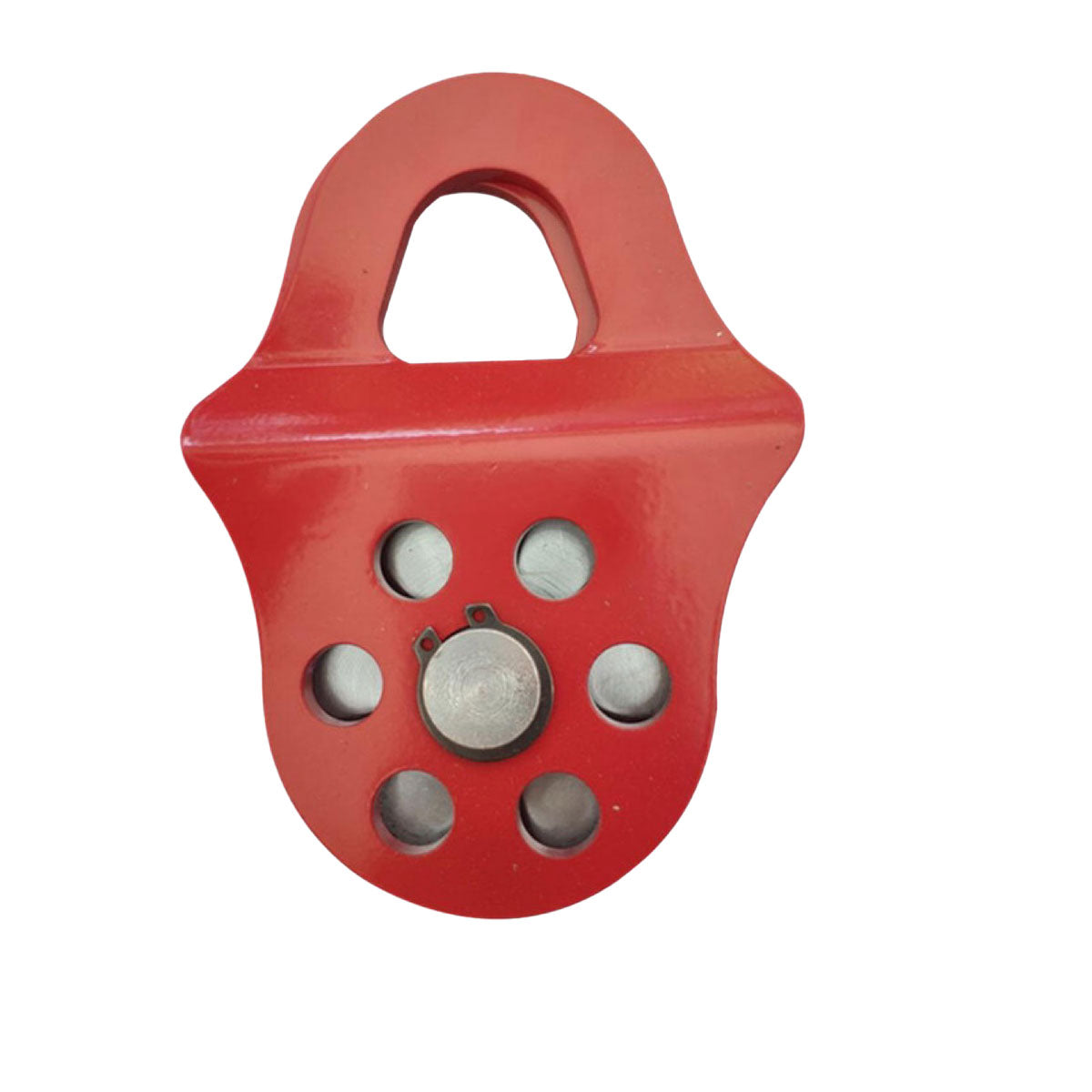 Off Road Recovery Winch Pulley Snatch Block Tackle Tow Hook Accessory Heavy Duty - Red V528-SNATCH-BLOCK-RED-596323