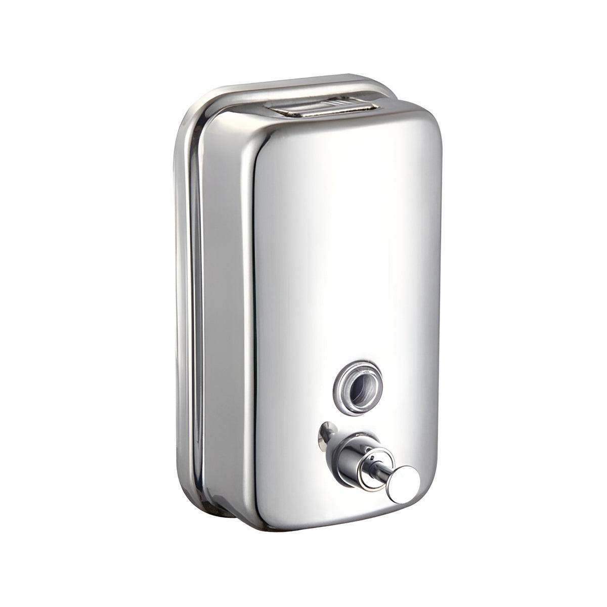 Stainless Steel Wall Mounted Soap Dispenser Hotel Bathroom Sanitizer Bottle - 500ML V528-SOAP-DISPENSER-500ML-148997