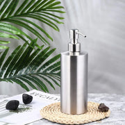 Soap Dispenser 500ml Stainless Steel Pump Silver Bathroom Liquid Container V528-SOAP-DISPENSER-500ML-368032