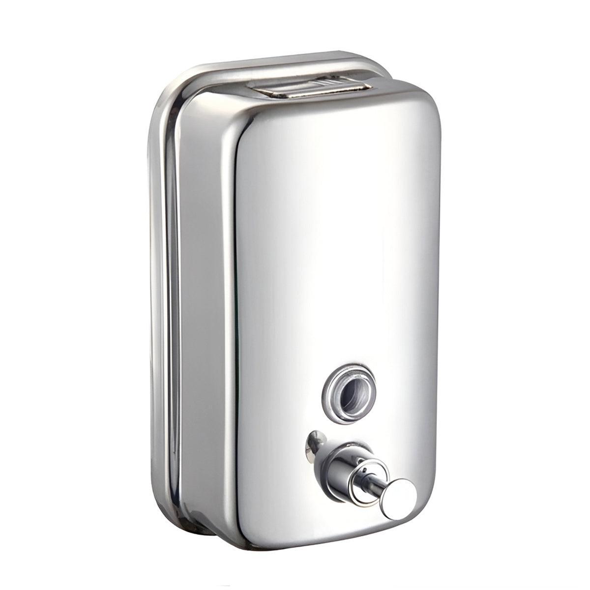 Stainless Steel Wall Mounted Soap Dispenser Hotel Bathroom Sanitizer Bottle - 800ML V528-SOAP-DISPENSER-800ML-982576
