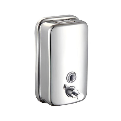Stainless Steel Wall Mounted Soap Dispenser Hotel Bathroom Sanitizer Bottle - 800ML V528-SOAP-DISPENSER-800ML-982576