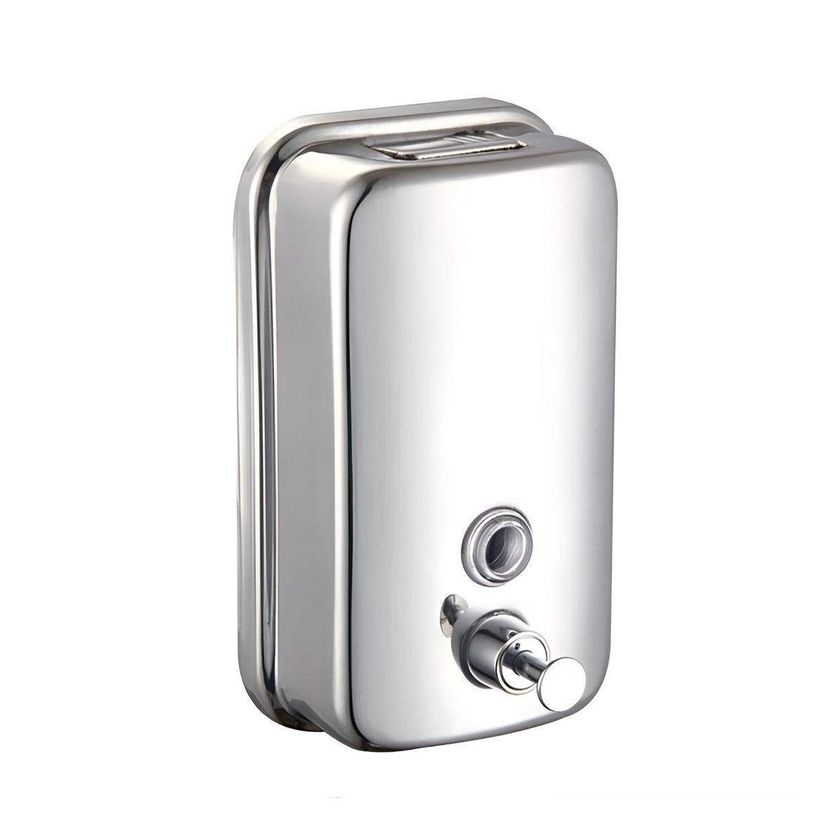 Stainless Steel Wall Mounted Soap Dispenser Hotel Bathroom Sanitizer Bottle - 800ML V528-SOAP-DISPENSER-800ML-982576