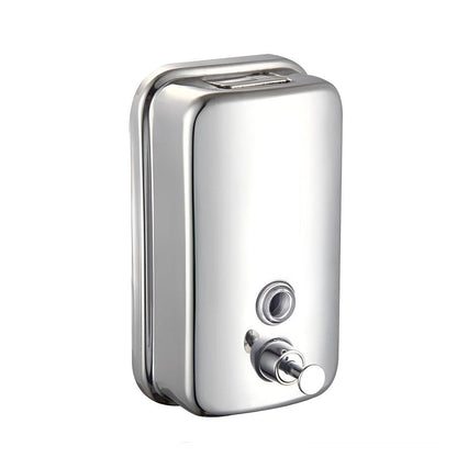 Stainless Steel Wall Mounted Soap Dispenser Hotel Bathroom Sanitizer Bottle - 800ML V528-SOAP-DISPENSER-800ML-982576
