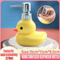 Cartoon Yellow Duck Ceramic Hand Sanitizer Lotion Bottle Press Dispenser Pump V528-SOAP-DISPENSER-S-517744