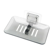 Bathroom Waterfall Tray Holder Soaps Plate Suction Case Containers Dish Storage - Black V528-SOAPBO-BLACK-975757