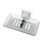 Bathroom Waterfall Tray Holder Soaps Plate Suction Case Containers Dish Storage - Black V528-SOAPBO-BLACK-975757