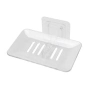 Bathroom Waterfall Tray Holder Soaps Plate Suction Case Containers Dish Storage - White V528-SOAPBO-WHITE-797986