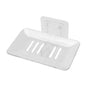 Bathroom Waterfall Tray Holder Soaps Plate Suction Case Containers Dish Storage - White V528-SOAPBO-WHITE-797986