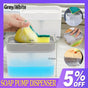 2 In 1 Soap Pump Dispenser Sponge Holder Dish Washing Liquid Container Kitchen - White V528-SOAPPUMPDISPENSER-WHITE-648717