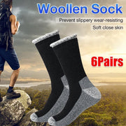 6Pairs 90% Merino Wool Thermal Heavy Duty Extra Thick Quality Work Socks Wool Au V528-SOCKS-BLACK-6PAIRS-368589