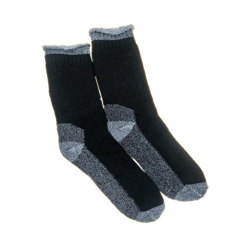 6Pairs 90% Merino Wool Thermal Heavy Duty Extra Thick Quality Work Socks Wool Au V528-SOCKS-BLACK-6PAIRS-368589