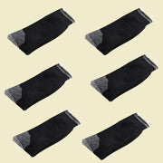 6Pairs 90% Merino Wool Thermal Heavy Duty Extra Thick Quality Work Socks Wool Au V528-SOCKS-BLACK-6PAIRS-368589