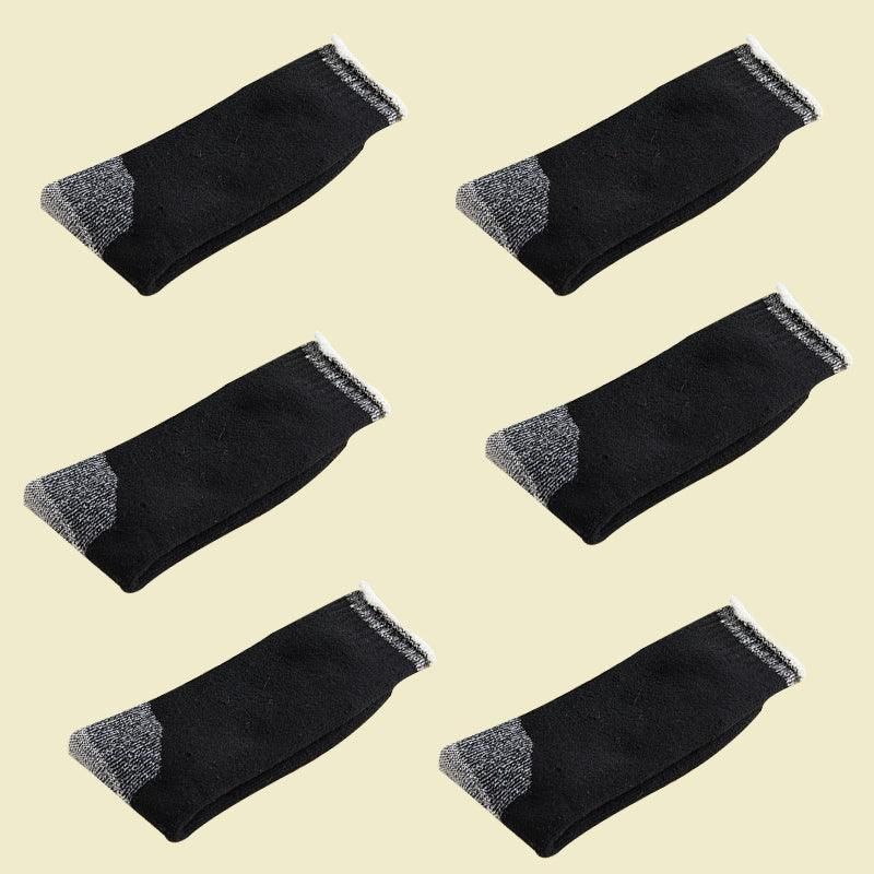 6Pairs 90% Merino Wool Thermal Heavy Duty Extra Thick Quality Work Socks Wool Au V528-SOCKS-BLACK-6PAIRS-368589