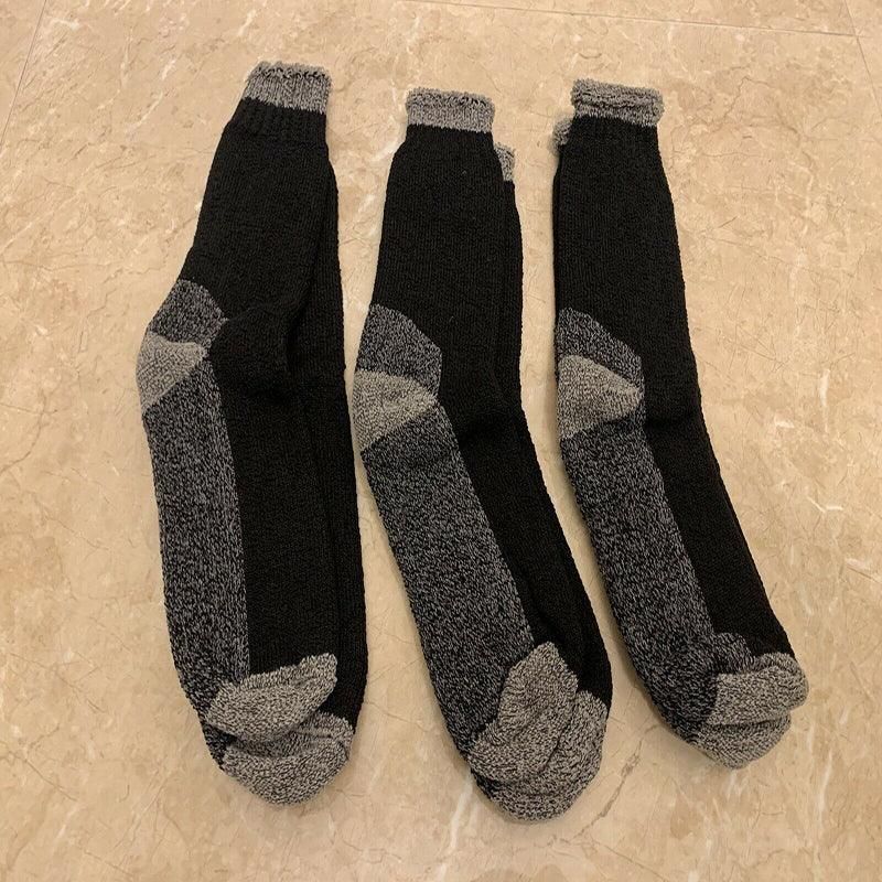 6Pairs 90% Merino Wool Thermal Heavy Duty Extra Thick Quality Work Socks Wool Au V528-SOCKS-BLACK-6PAIRS-368589