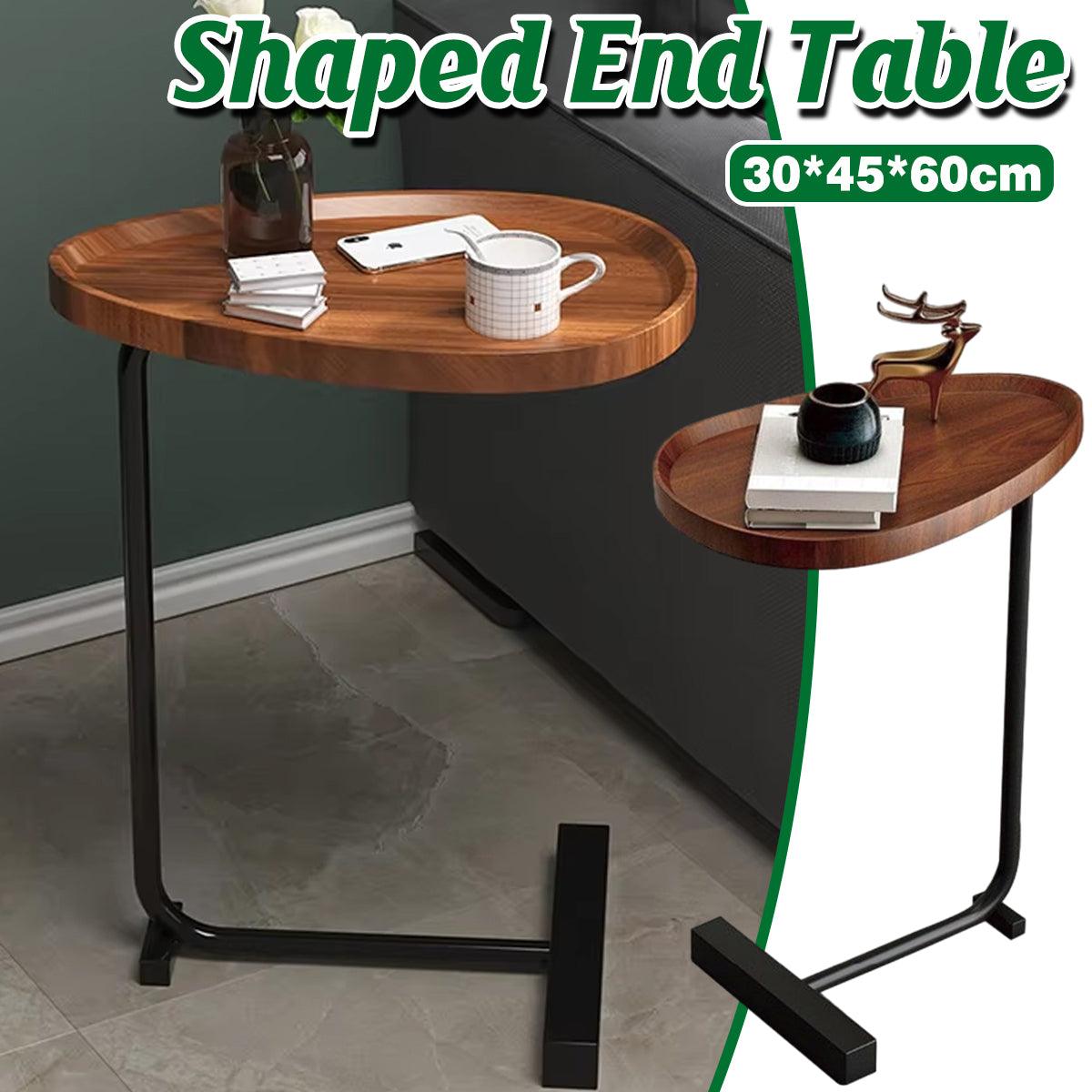 Fashion Snack Side Table C Shaped End Table for Sofa Couch Bed Small Living Room V528-SOFA-CABINET-670288