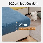 Stretch Sofa Slipcover 4 Seasons Universal Couch Protector Elastic Fabric Cover - Single-Blue V528-SOFA-COVERS-SINGLE-BLUE-944432