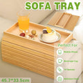 Sofa Armrest Foldable Tray Organizer Dinner Plate Storage Tray Multi-purpose V528-SOFA-TRAY-484369