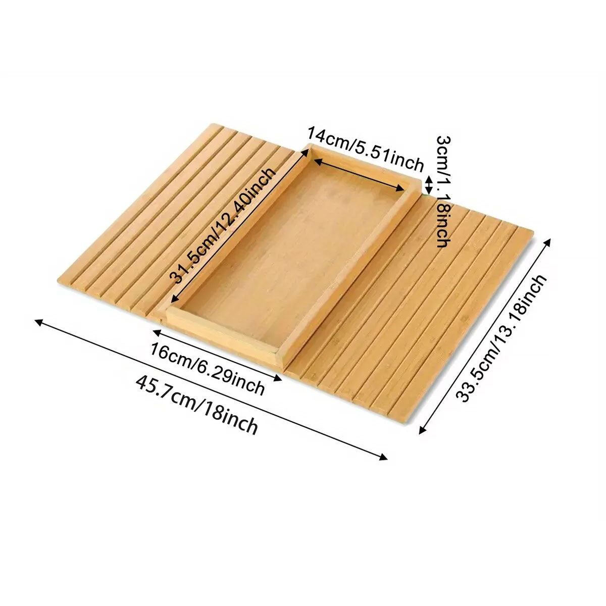 Sofa Armrest Foldable Tray Organizer Dinner Plate Storage Tray Multi-purpose V528-SOFA-TRAY-484369