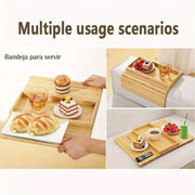 Sofa Armrest Foldable Tray Organizer Dinner Plate Storage Tray Multi-purpose V528-SOFA-TRAY-484369