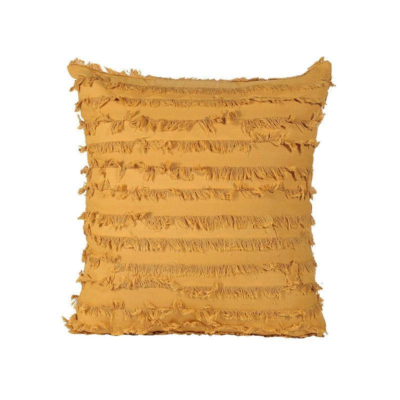 Boho Tassel Fringe Striped Cushion Cover Soft Home Decor Sofa Throw Pillow Case - Green V528-SOFACASE-GREEN-153202