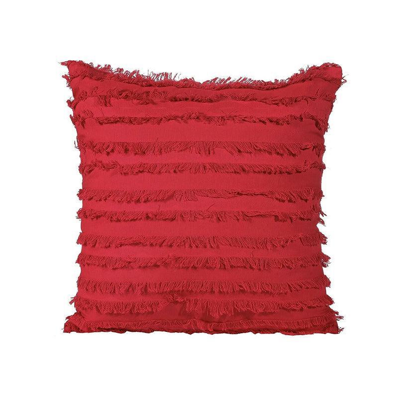 Boho Tassel Fringe Striped Cushion Cover Soft Home Decor Sofa Throw Pillow Case - Green V528-SOFACASE-GREEN-153202