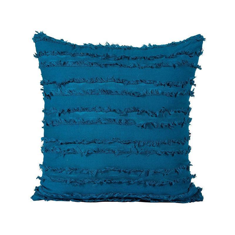 Boho Tassel Fringe Striped Cushion Cover Soft Home Decor Sofa Throw Pillow Case - Red V528-SOFACASE-RED-160921