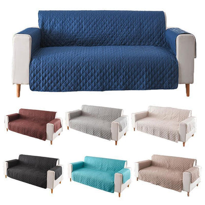 190x195cm Seater Pet Sofa Protector Cover Quilted Couch Covers Lounge Slipcover - Blue V528-SOFACOVER-BLUE-190-196-63003