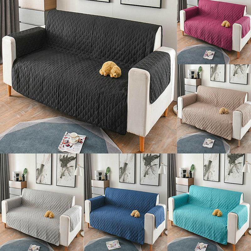 190x195cm Seater Pet Sofa Protector Cover Quilted Couch Covers Lounge Slipcover - Blue V528-SOFACOVER-BLUE-190-196-63003