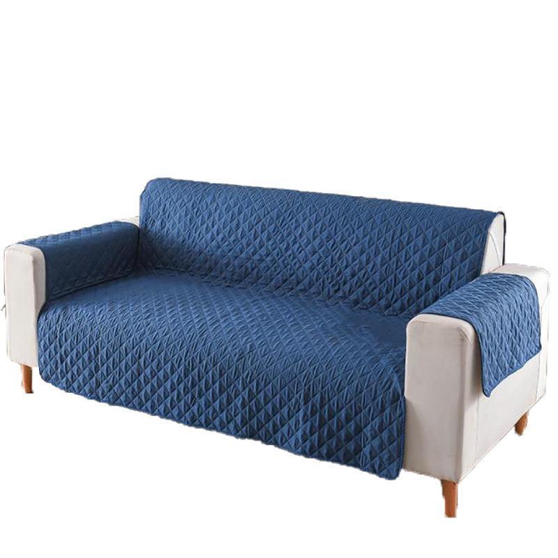 130X195cm Seater Pet Sofa Protector Cover Quilted Couch Covers Lounge Slipcover - Lake Blue V528-SOFACOVER-GREEN-130-196-99317