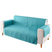 130X195cm Seater Pet Sofa Protector Cover Quilted Couch Covers Lounge Slipcover - Lake Blue V528-SOFACOVER-GREEN-130-196-99317